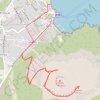 Trace GPS SICILE - PEDESTRE - Îles Éoliennes - Vulcano - Ascension du volcan, itinéraire, parcours