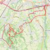 Trace GPS Séméac - Laloubères - Odos - Hibarette, itinéraire, parcours