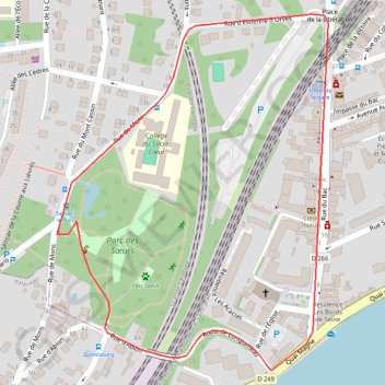 Trace GPS Promenade à Ablon-sur-Seine, itinéraire, parcours