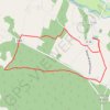 Trace GPS Les Pins sentier de la Forêt, itinéraire, parcours