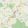 Trace GPS Chemin de Saint Michel (voie de Paris) etape 11, itinéraire, parcours