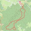 Trace GPS Entre Le Bessat et Le Col De La Republique, itinéraire, parcours