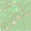 Trace GPS Crête de Saint-Amand, itinéraire, parcours