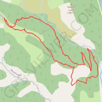 Trace GPS Crêtes de Chauvet en Dévoluy, itinéraire, parcours
