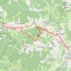 Trace GPS Saint-Lizier - Lacave (Grande Traversée), itinéraire, parcours