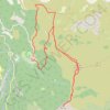 Trace GPS Rando-Puy de tourette-Pic des courmettes, itinéraire, parcours