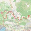 Trace GPS De la Cadière au Mont Caume, itinéraire, parcours