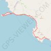 Trace GPS Paléochora à Elafonissi, itinéraire, parcours