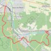 Trace GPS De Melun à Fontaine le Port, itinéraire, parcours