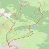 Trace GPS Mailh Massibé depuis le plateau du Benou, itinéraire, parcours