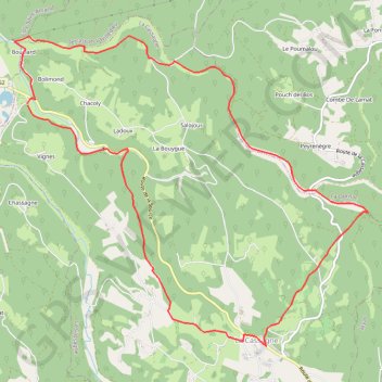 Trace GPS La Grande prade par la Cassagne, itinéraire, parcours