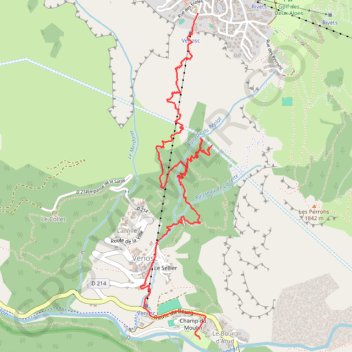 Trace GPS Vénosc-les deux alpes, itinéraire, parcours