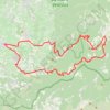 Trace GPS Vaucluse - Col Faraud - Gorges de la Nesque, itinéraire, parcours