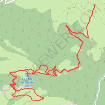 Trace GPS Crête de Sede de Pan, itinéraire, parcours