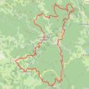 Trace GPS Monts de la Madeleine, itinéraire, parcours