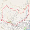 Trace GPS Boucle panoramique Santa Maria Navarrese, itinéraire, parcours