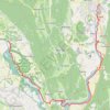 Trace GPS 6: ViaRhôna de Belley à Groslée par St-Genix-sur-Guiers, itinéraire, parcours