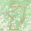 Trace GPS Les Ocres de Mormoiron, itinéraire, parcours