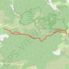 Trace GPS Dent de Rez depuis Vigier, itinéraire, parcours