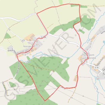 Trace GPS Chemins du Cœur des Vosges - Les Bouxaux, itinéraire, parcours