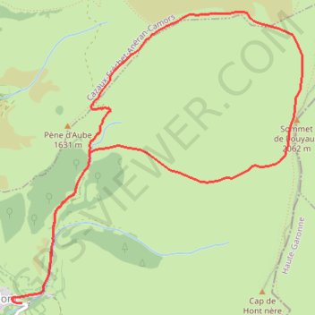 Trace GPS Cap de Peyrehicade, itinéraire, parcours