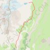 Trace GPS Sarenne Lac des Quirlies, itinéraire, parcours