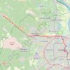 Trace GPS Bordeaux - Lège Cap Ferret, itinéraire, parcours