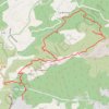 Trace GPS Le vallon de Glaizes - OLLIOULES - 83, itinéraire, parcours