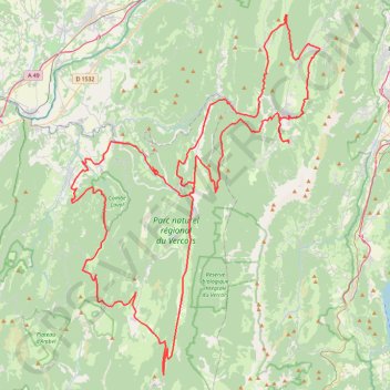 Trace GPS GFNY Villard de Lans - Long Course, itinéraire, parcours
