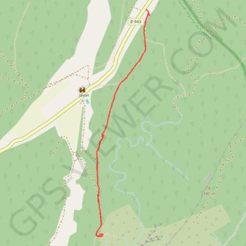 Trace GPS Le moulin de Javon, itinéraire, parcours