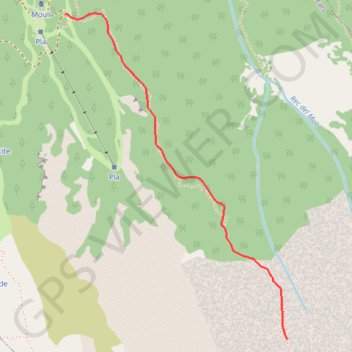 Trace GPS Cambre d'Aze, itinéraire, parcours