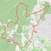 Trace GPS Cabrières d'Avignon, itinéraire, parcours