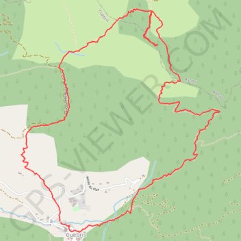 Trace GPS Bau de l Arc, itinéraire, parcours