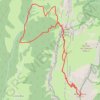Trace GPS Le Mont Trélod, itinéraire, parcours