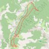 Trace GPS Vallée du Haut Verdon, entre Colmars et Ondres, itinéraire, parcours