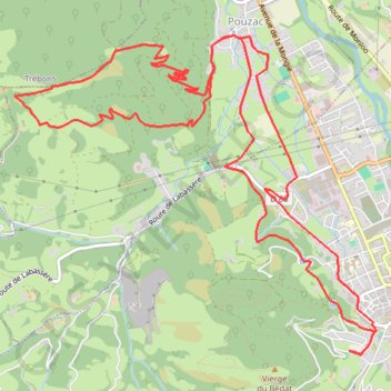 Trace GPS Haute Bigorre - La Serre Darré, itinéraire, parcours