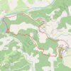 Trace GPS Saint Izaire, itinéraire, parcours