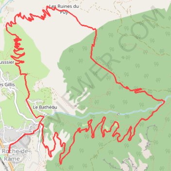 Trace GPS Le Bois du Truc, itinéraire, parcours