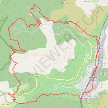 Trace GPS Tour de la Maglia, itinéraire, parcours