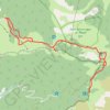 Trace GPS Cabane de Pré Peyret, Tête du Pison (Drôme), itinéraire, parcours