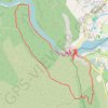 Trace GPS Randonnée dans les basses Gorges du Verdon, itinéraire, parcours