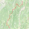 Trace GPS Du Col du Rousset à Villard-de-Lans, itinéraire, parcours