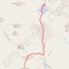 Trace GPS Ouanoukrim - Timesguida - Ras depuis le refuge Nelter (Atlas), itinéraire, parcours