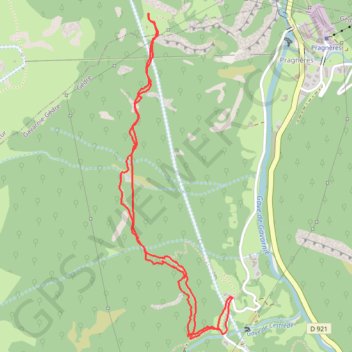 Trace GPS Montée à ARRODE depuis Trimbareilles, itinéraire, parcours