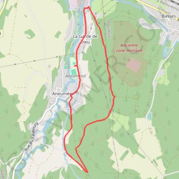 Trace GPS Chemins du Cœur des Vosges - La Blanche Pierre, itinéraire, parcours