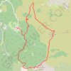 Trace GPS Traversée du Puy de Tourrettes et du Pic de Courmettes, itinéraire, parcours
