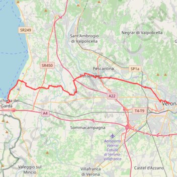 Trace GPS 2022_DE_Peschiera-Verona, itinéraire, parcours