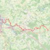 Trace GPS GR534 De Nancy à Blâmont (Meurthe-et-Moselle), itinéraire, parcours