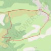 Trace GPS Cirque des Monges par la crête, itinéraire, parcours