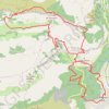 Trace GPS La Colle de Rougiès, avec descente par Cavillore et chemin du Paradis, itinéraire, parcours